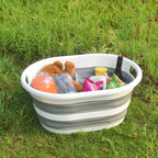 Hadi London 67L Collapsible Laundry Basket – Large Foldable Washing Hamper with Handles | Space Saving Laundry Storage