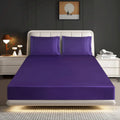 Hadi London Luxury Satin Fitted Sheet Set – 40cm Extra Deep Bed Sheet with Pillowcases | Single Double King