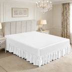 Hadi London Luxury Satin Valance Bed Sheet – Silky Soft Bed Base Cover | Single Double King