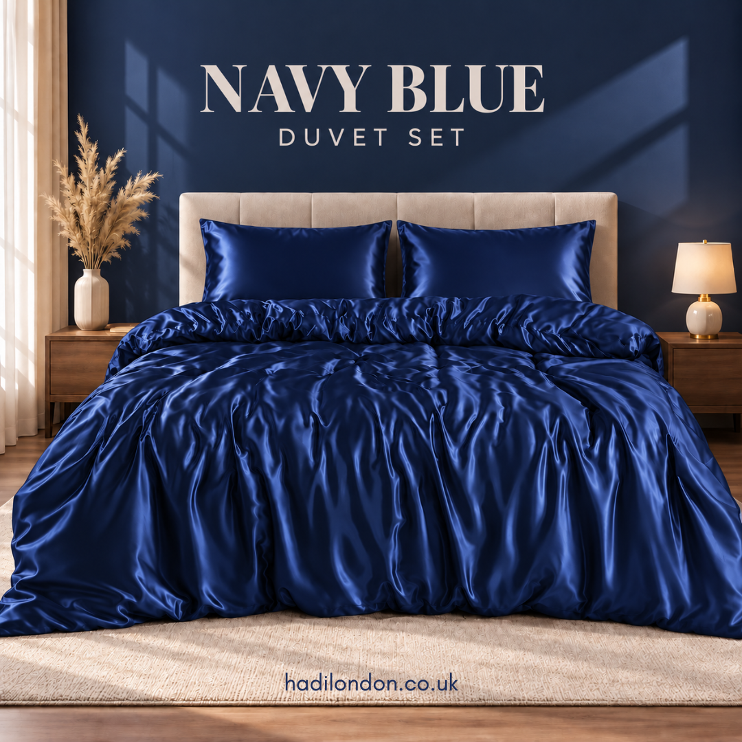 3 Piece Satin Duvet Cover Set with Pillowcases