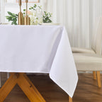 Waterproof Tablecloth: Dining & Outdoor Parties | White, 55"x79"