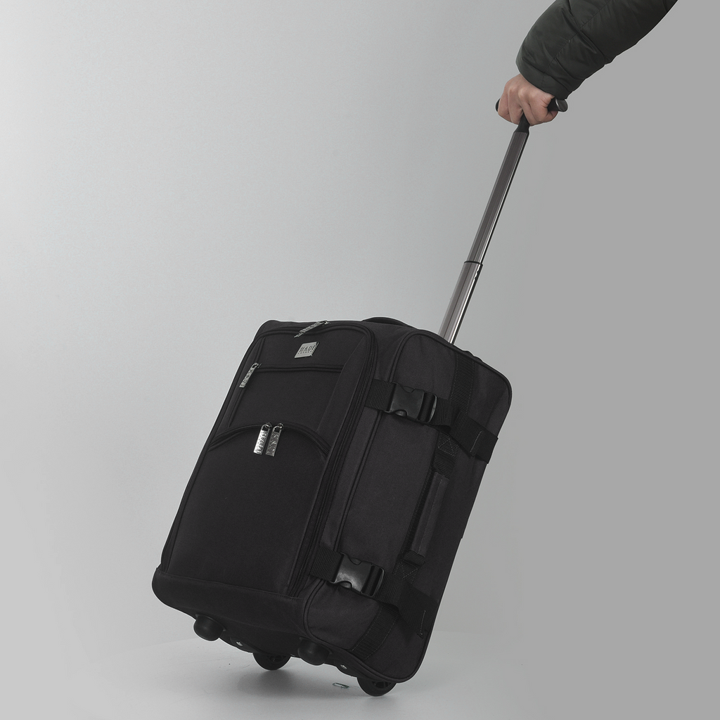 Hadi London 35L Cabin Luggage Trolley Bag – Lightweight Carry On Travel Suitcase 50 × 35 × 20 cm