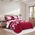 Hadi London 4 Piece Microfibre Bedding Set – Soft Duvet Cover, Fitted Sheet & Pillowcases | Single Double King Super King