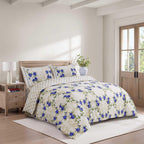Hadi London 4 Piece Microfibre Bedding Set – Soft Duvet Cover, Fitted Sheet & Pillowcases | Single Double King Super King