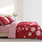 Hadi London 4 Piece Microfibre Bedding Set – Soft Duvet Cover, Fitted Sheet & Pillowcases | Single Double King Super King