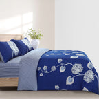 Hadi London 4 Piece Microfibre Bedding Set – Soft Duvet Cover, Fitted Sheet & Pillowcases | Single Double King Super King