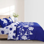 Hadi London 4 Piece Microfibre Bedding Set – Soft Duvet Cover, Fitted Sheet & Pillowcases | Single Double King Super King