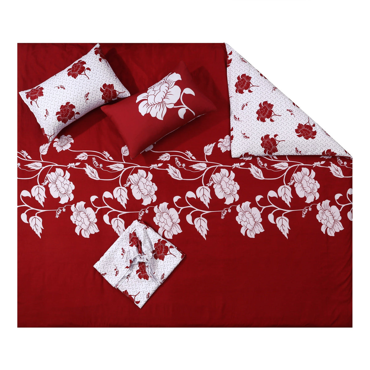 Hadi London 4 Piece Microfibre Bedding Set – Soft Duvet Cover, Fitted Sheet & Pillowcases | Single Double King Super King