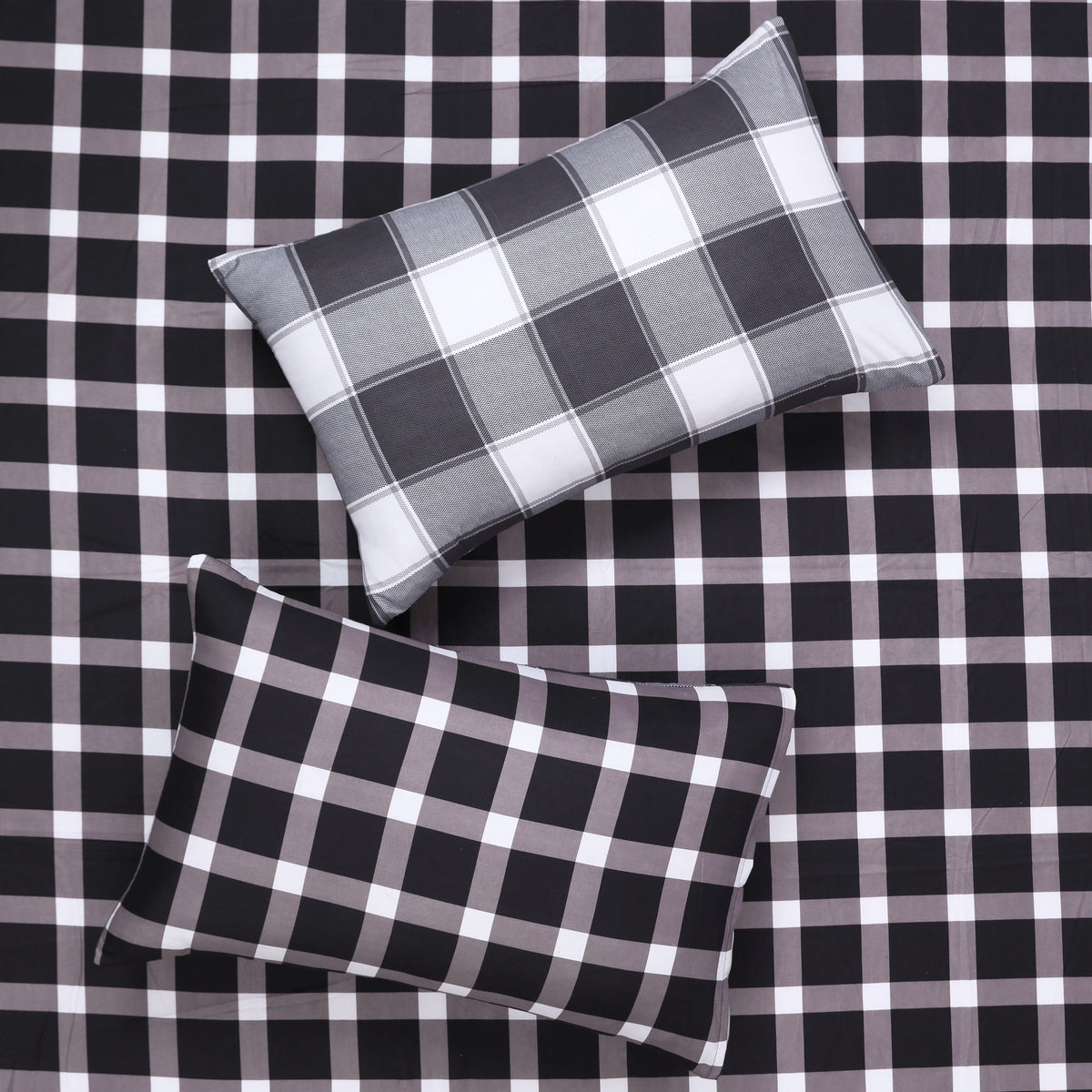 Hadi London 4 Piece Microfibre Bedding Set – Soft Duvet Cover, Fitted Sheet & Pillowcases | Single Double King Super King
