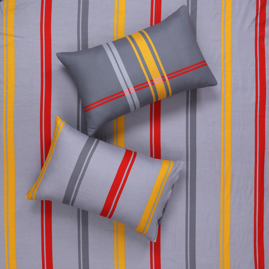 Hadi London 4 Piece Microfibre Bedding Set – Soft Duvet Cover, Fitted Sheet & Pillowcases | Single Double King Super King