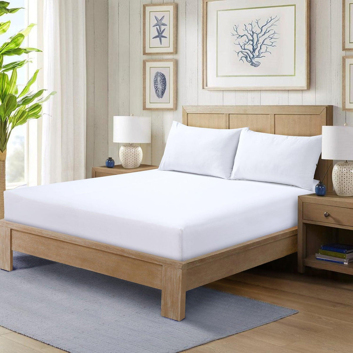 Extra Deep 40cm Fitted Sheet – Soft Polycotton Easy Care Mattress Sheet | Fade & Shrink Resistant