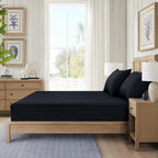 Hadi London 25cm Deep Fitted Sheet | Soft Microfibre Bed Sheet