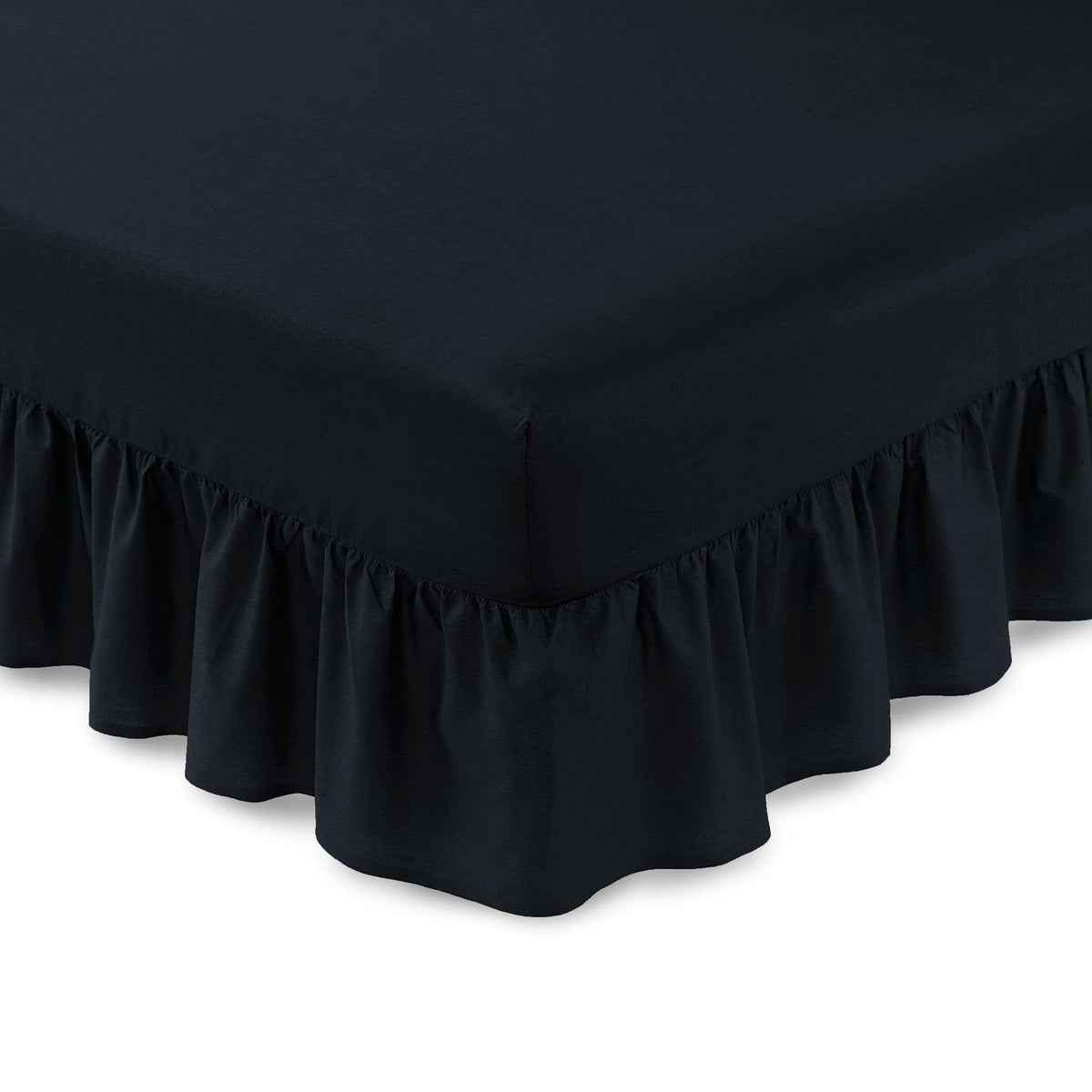 Extra Deep Valance Fitted Bed Sheet | Polycotton Frilled Bed Sheet
