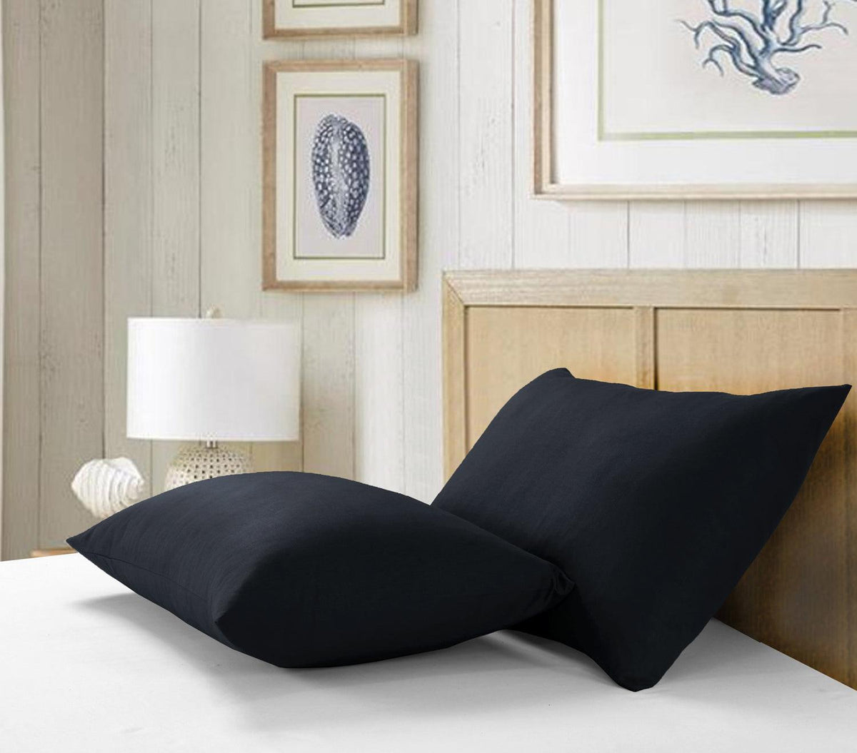 2 Pack Anti-Allergy Pillowcase | Hotel Quality Soft & Supportive Bed Pillows for Side, Back & Front Sleepers