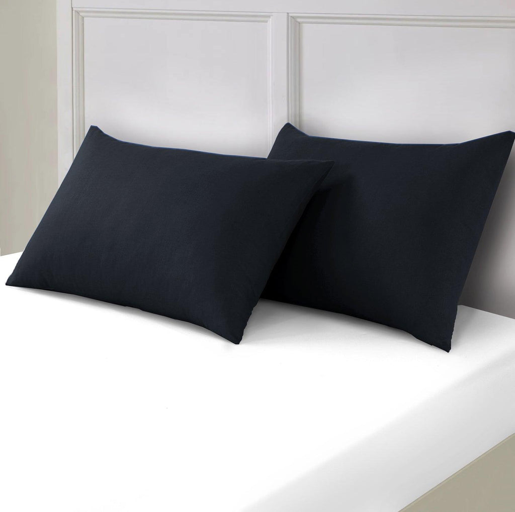 2 Pack Anti-Allergy Pillowcase | Hotel Quality Soft & Supportive Bed Pillows for Side, Back & Front Sleepers