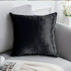 Hadi London Luxury Italian Crushed Velvet Cushion Cover 17x17" – Soft Decorative Sofa & Bed Cushion Cover