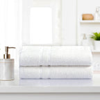 2 Pack Cotton Bath Sheets – Large Soft, Absorbent & Quick Dry Towels