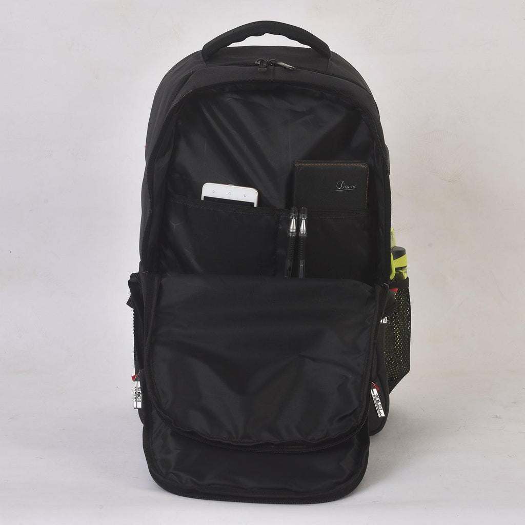 HADI LONDON 50L Laptop Backpack – Water Resistant Anti-Theft Travel Rucksack with USB Charging Port | Work, University & Travel