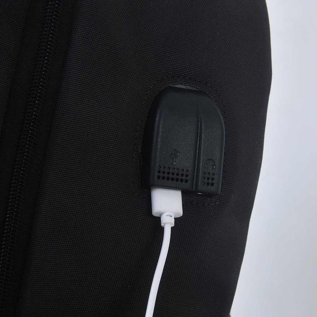 HADI LONDON 50L Laptop Backpack – Water Resistant Anti-Theft Travel Rucksack with USB Charging Port | Work, University & Travel