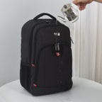 HADI LONDON 50L Laptop Backpack – Water Resistant Anti-Theft Travel Rucksack with USB Charging Port | Work, University & Travel