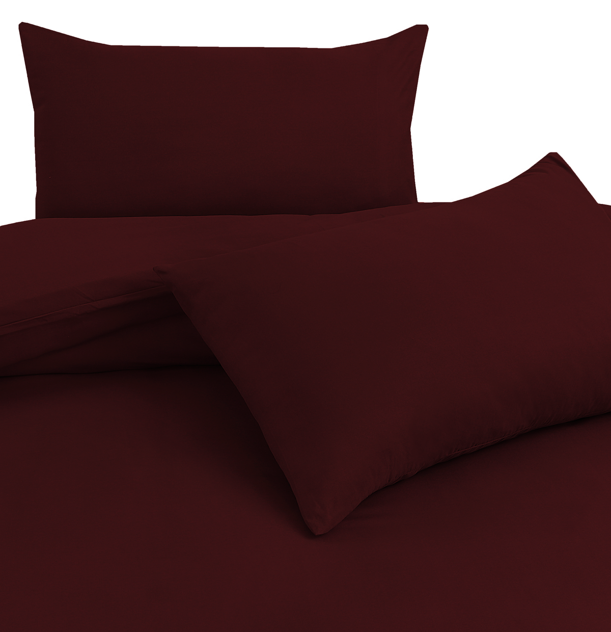 Hadi London 3 Piece Microfibre Duvet Cover Set – Soft Plain Bedding Set with Pillowcases | Single Double King Super King