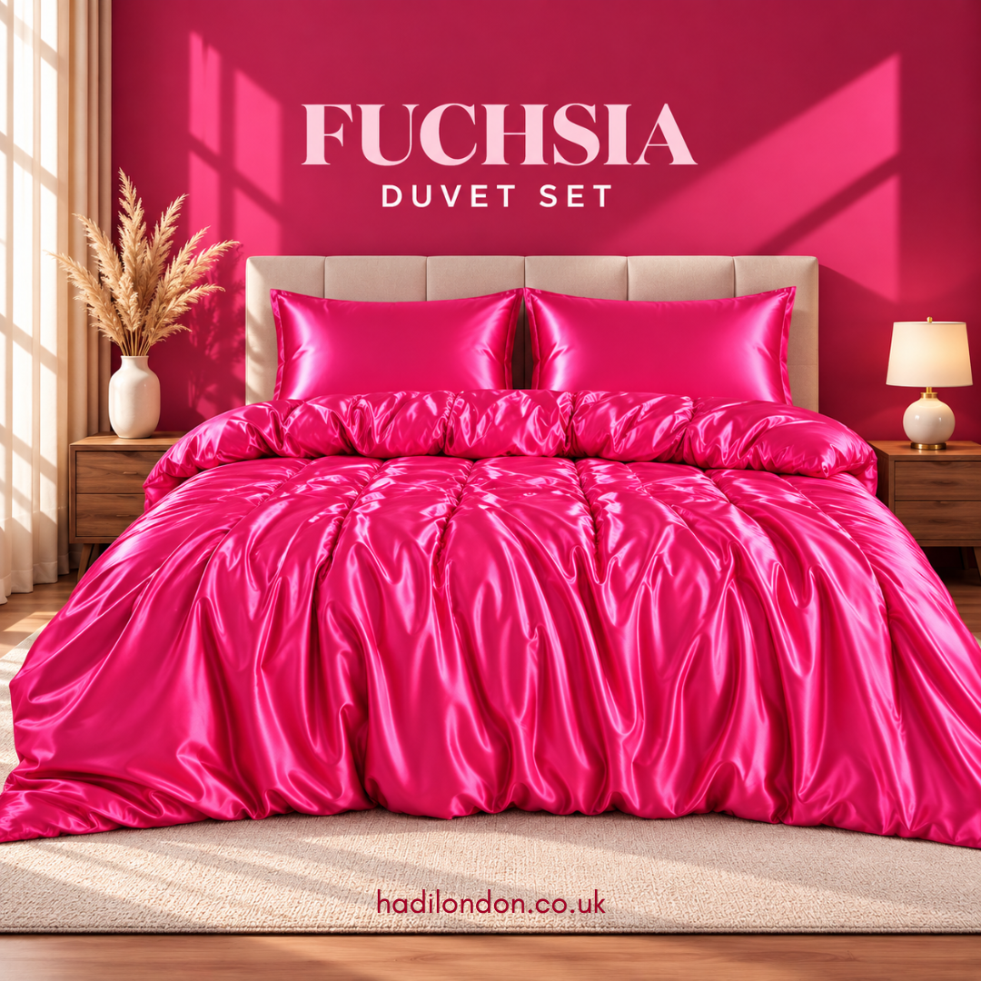 3 Piece Satin Duvet Cover Set with Pillowcases