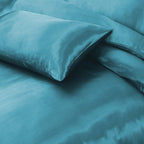 HADI LONDON Luxury Satin Bedding Set 4/6 Piece – Duvet Cover, Fitted Sheet & Pillowcases | Single Double King Super King