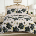 Hadi London 4 Piece 3D Printed Bedding Set – Soft Microfibre Duvet Cover, Fitted Sheet & Pillowcases
