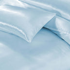 HADI LONDON Luxury Satin Bedding Set 4/6 Piece – Duvet Cover, Fitted Sheet & Pillowcases | Single Double King Super King