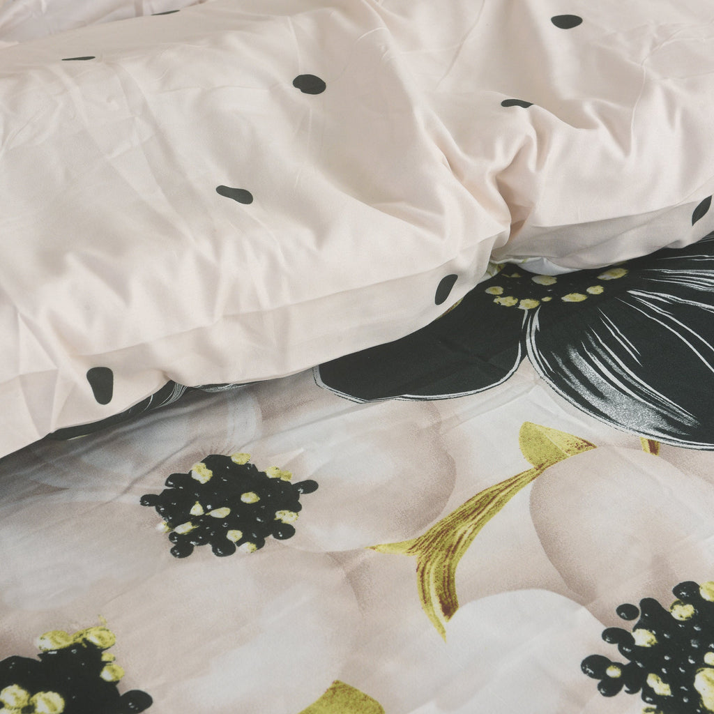 Hadi London 4 Piece 3D Printed Bedding Set – Soft Microfibre Duvet Cover, Fitted Sheet & Pillowcases