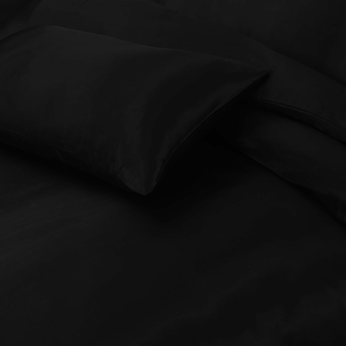 HADI LONDON Luxury Satin Bedding Set 4/6 Piece – Duvet Cover, Fitted Sheet & Pillowcases | Single Double King Super King