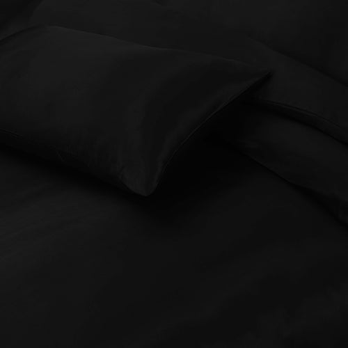 HADI LONDON Luxury Satin Bedding Set 4/6 Piece – Duvet Cover, Fitted Sheet & Pillowcases | Single Double King Super King
