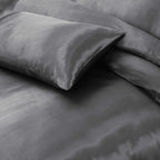 HADI LONDON Luxury Satin Bedding Set 4/6 Piece – Duvet Cover, Fitted Sheet & Pillowcases | Single Double King Super King