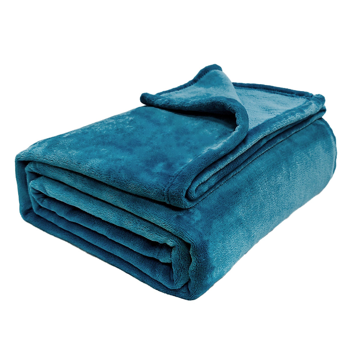 Hadi London Plain Fleece Throw Blanket – Super Soft Warm Lightweight Sofa & Bed Blanket
