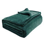Hadi London Plain Fleece Throw Blanket – Super Soft Warm Lightweight Sofa & Bed Blanket