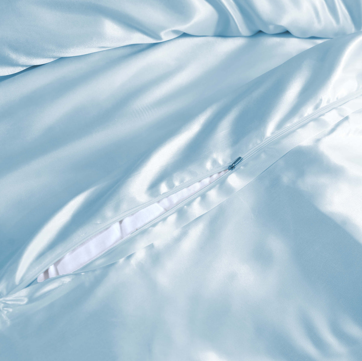 HADI LONDON Luxury Satin Bedding Set 4/6 Piece – Duvet Cover, Fitted Sheet & Pillowcases | Single Double King Super King