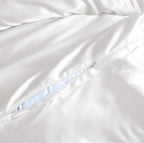 HADI LONDON Luxury Satin Bedding Set 4/6 Piece – Duvet Cover, Fitted Sheet & Pillowcases | Single Double King Super King