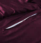 HADI LONDON Luxury Satin Bedding Set 4/6 Piece – Duvet Cover, Fitted Sheet & Pillowcases | Single Double King Super King