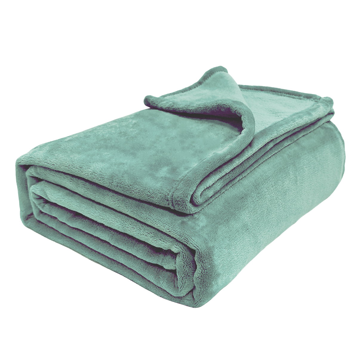 Hadi London Plain Fleece Throw Blanket – Super Soft Warm Lightweight Sofa & Bed Blanket