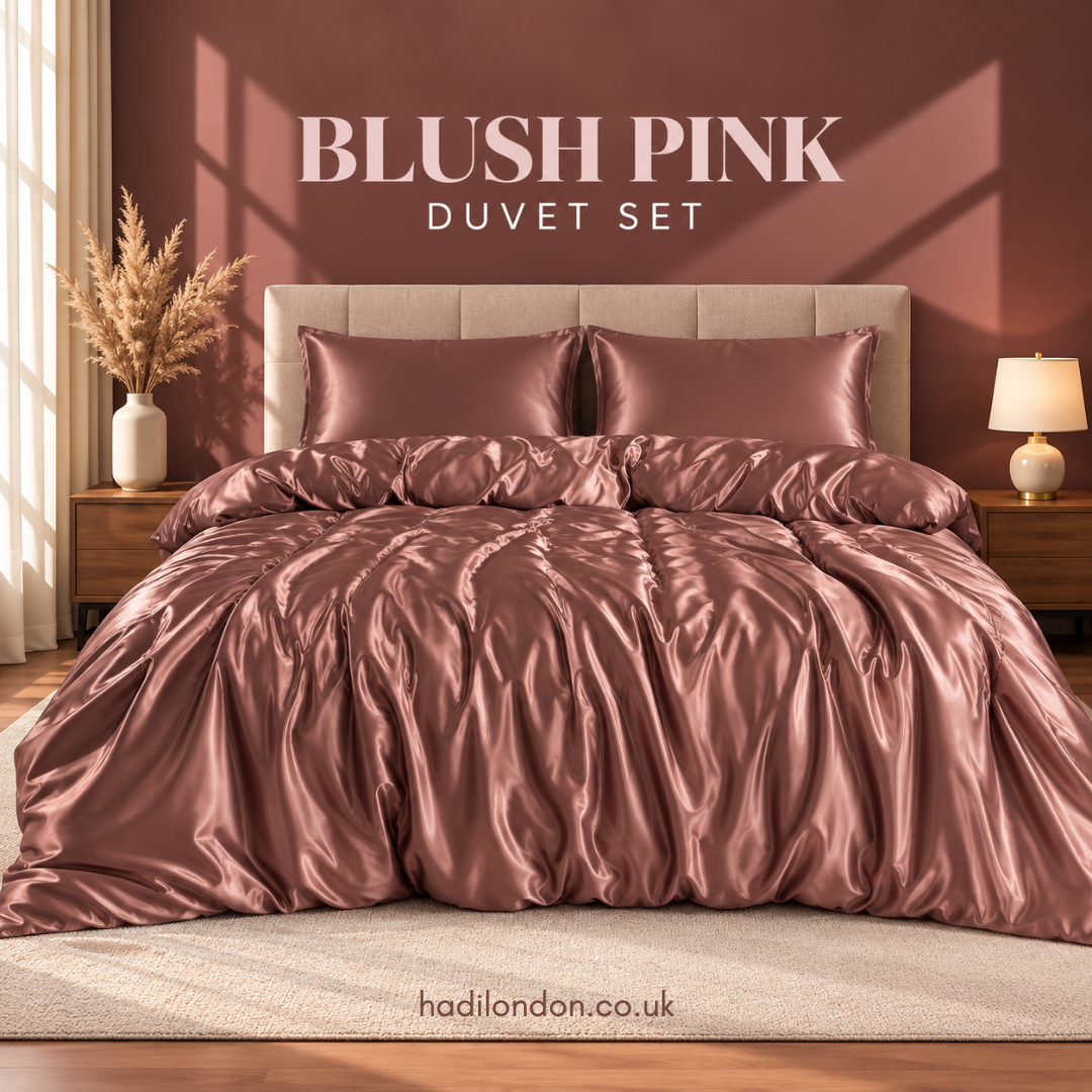 3 Piece Satin Duvet Cover Set with Pillowcases