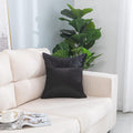 Crushed Velvet & Faux Satin Silk Cushion Covers – Pack of 2