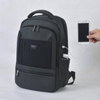 Hadi London 40L Waterproof Laptop Backpack – Large Travel, Work & School Bag with USB Charging & Headphone Port