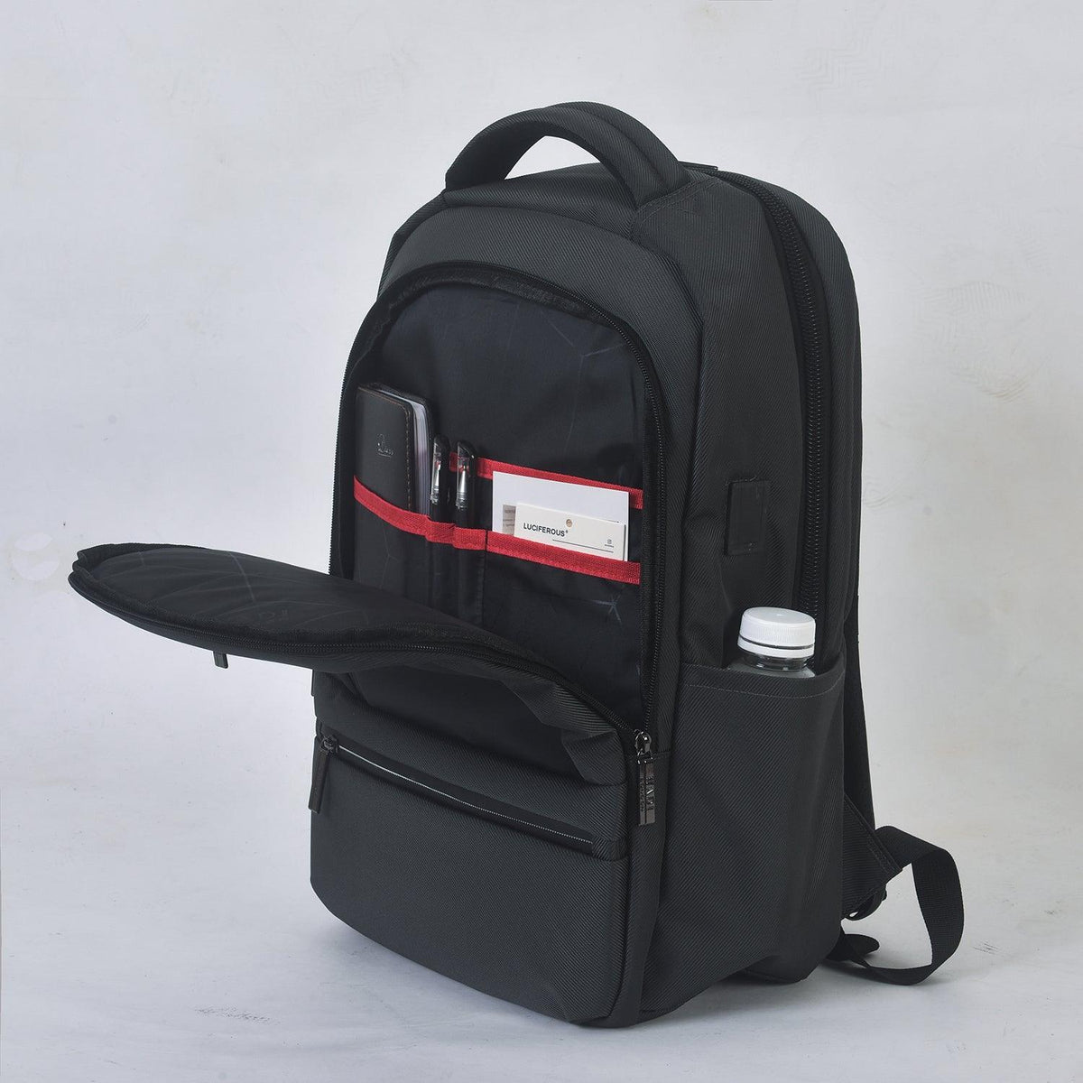 Hadi London 40L Waterproof Laptop Backpack – Large Travel, Work & School Bag with USB Charging & Headphone Port