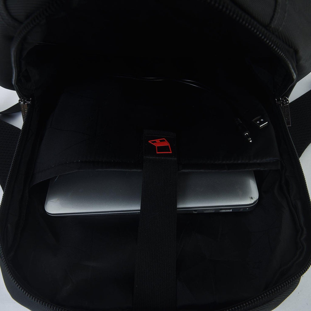 Hadi London 40L Waterproof Laptop Backpack – Large Travel, Work & School Bag with USB Charging & Headphone Port