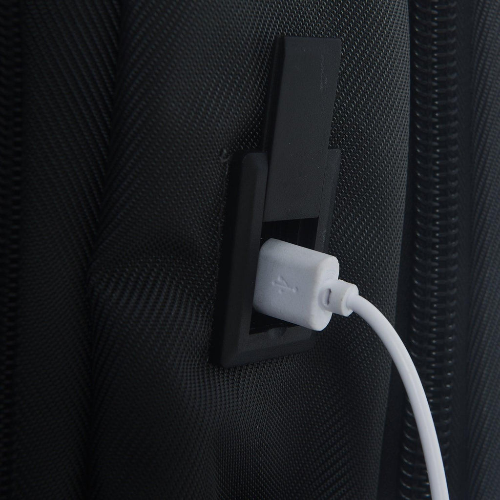 Hadi London 40L Waterproof Laptop Backpack – Large Travel, Work & School Bag with USB Charging & Headphone Port