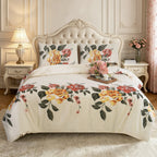 Hadi London 4 Piece Microfibre Bedding Set – Soft Duvet Cover, Fitted Sheet & Pillowcases | Single Double King Super King