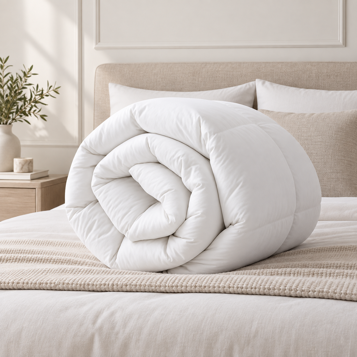 Hadi London 13.5 Tog Duck Feather & Down Duvet – Luxury Warm Winter Quilt | Single Double King Super King