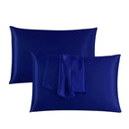 Hadi London 2 Pack Luxury Satin Pillowcases – Silky Soft Pillow Covers with Envelope Closure 50x75cm