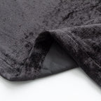 Luxury Crushed Velvet Eyelet Curtains Pair | Thermal Textured Window Curtains for Living Room & Bedroom