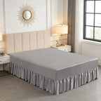 Hadi London Luxury Satin Valance Bed Sheet – Silky Soft Bed Base Cover | Single Double King